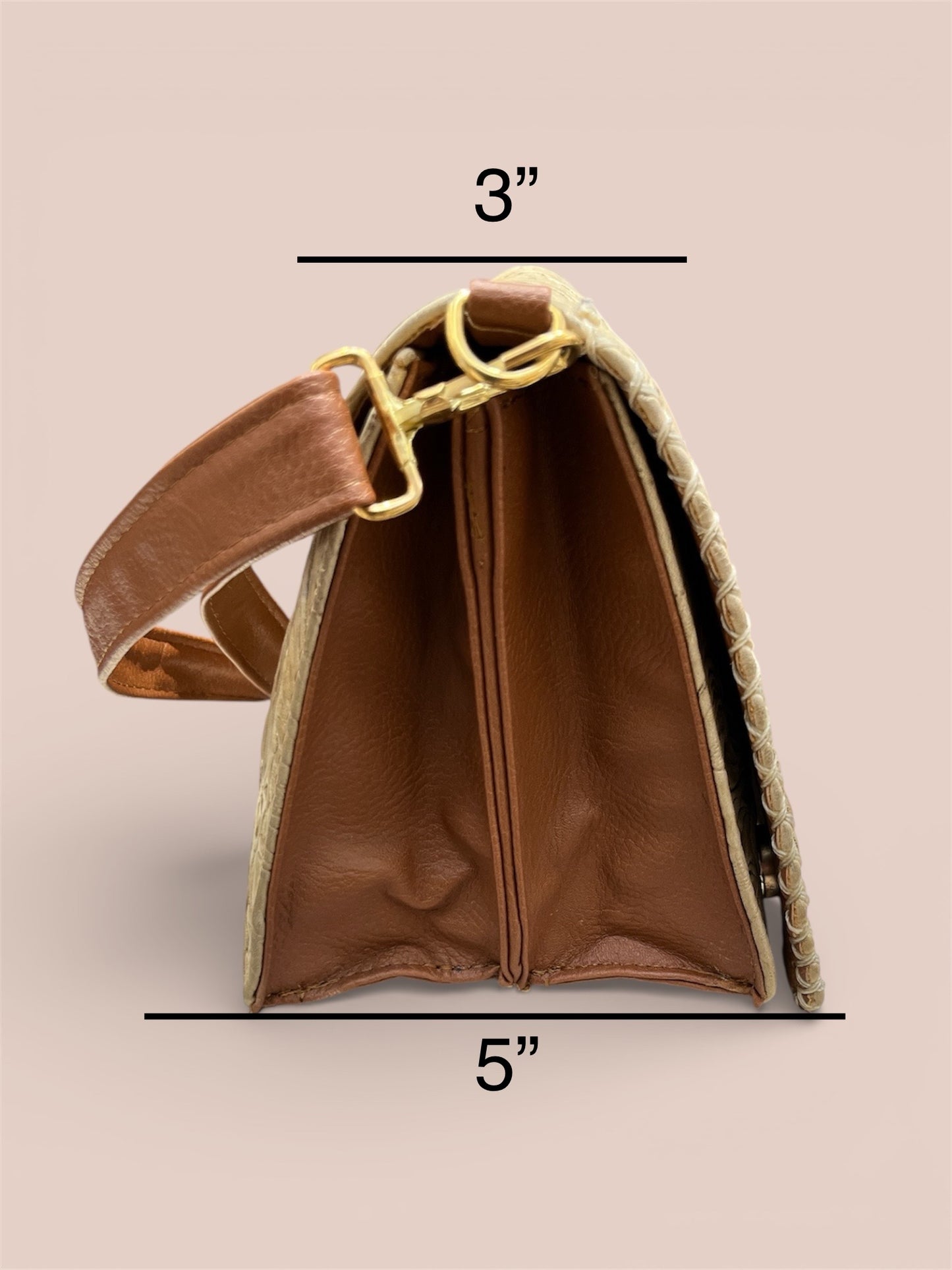 Vintage Floral Leather