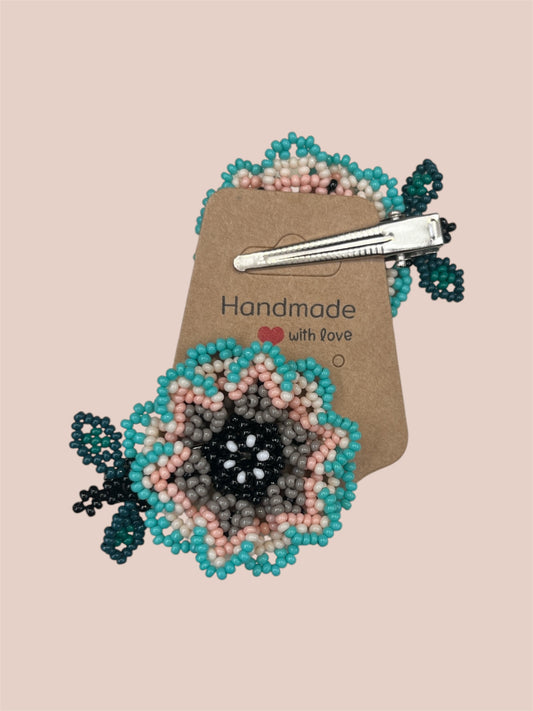 Floral hairclips