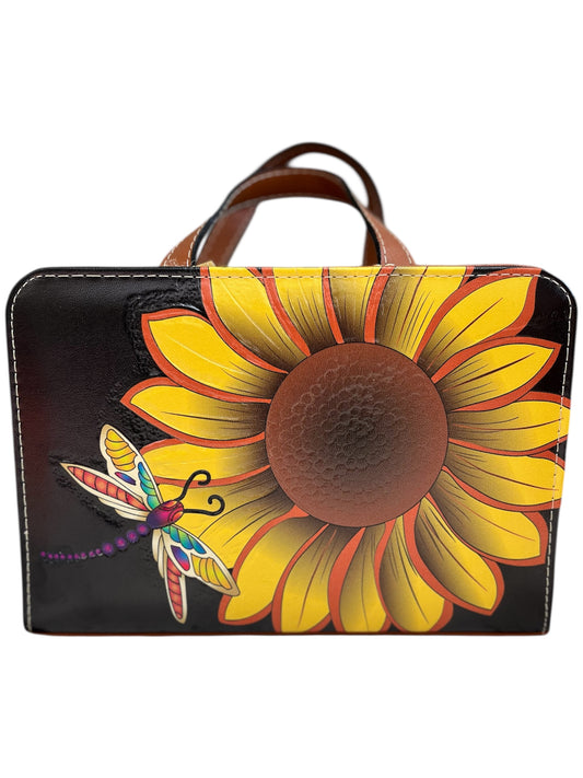 Sunflower & Dragonfly Crossbody Bag – Makal Collection