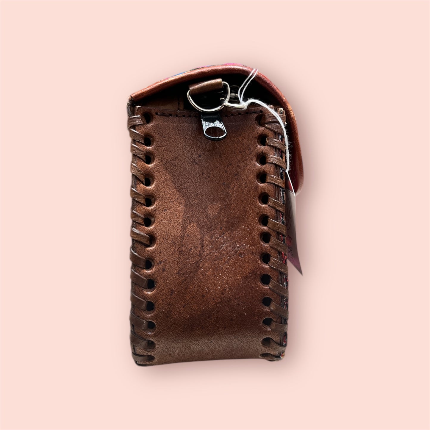 Sanandrez Floral Embroidered Leather Bag