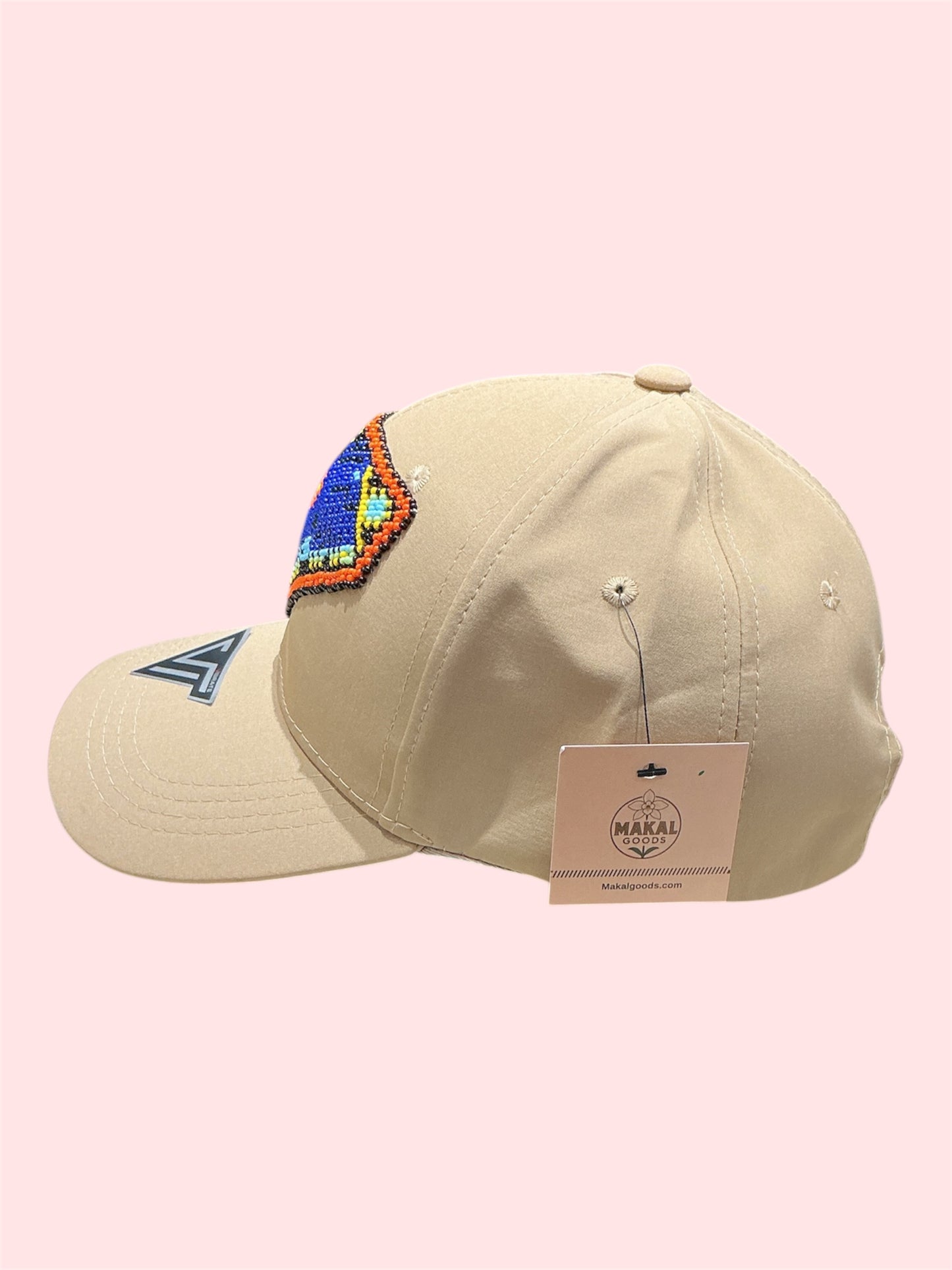 Beaded Hat with Two faced Bird.