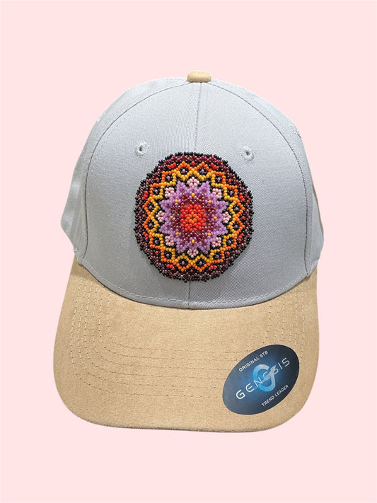 Beaded Hat with Mayan Design