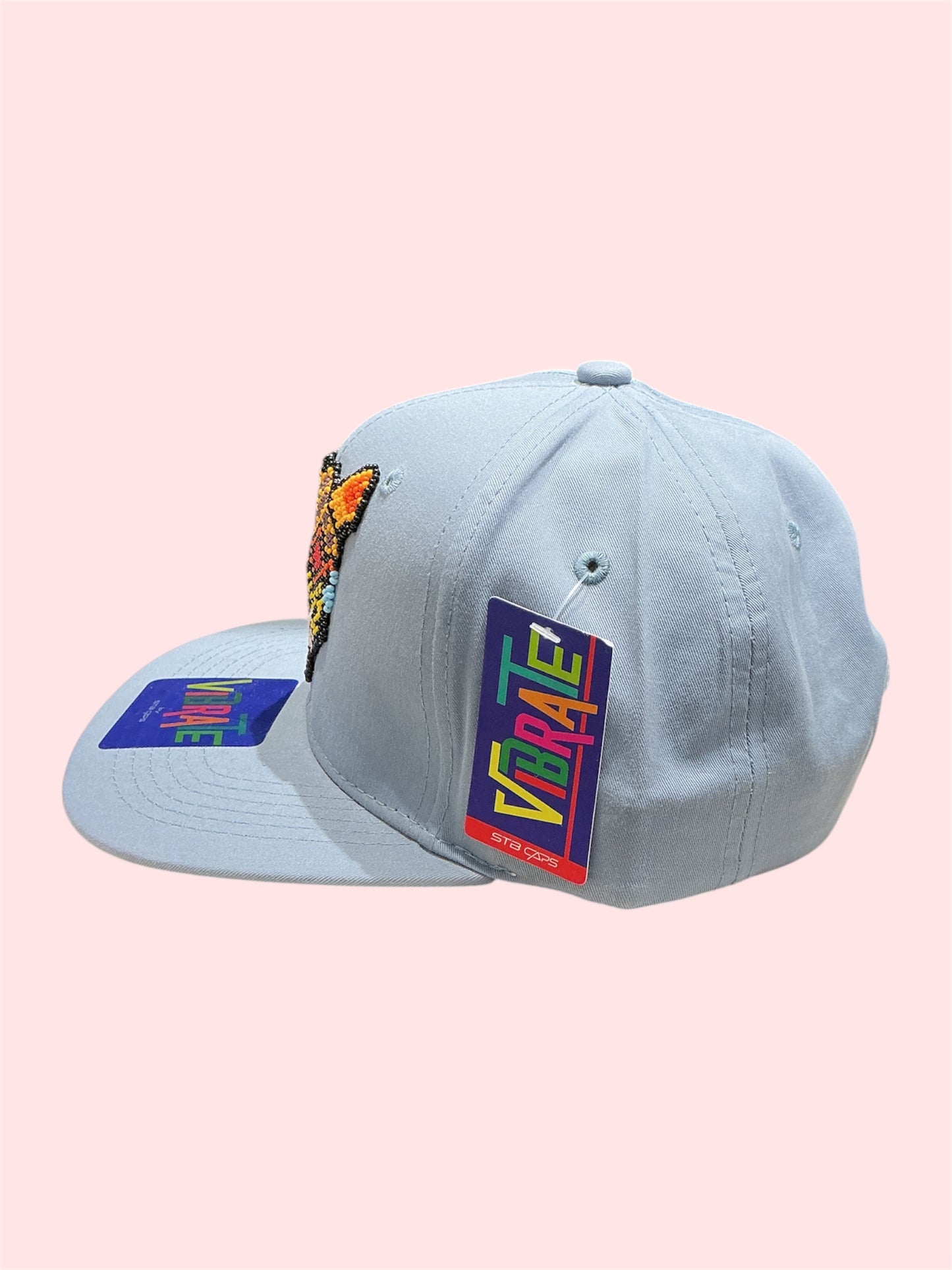 Beaded Hat with Jaguar Design
