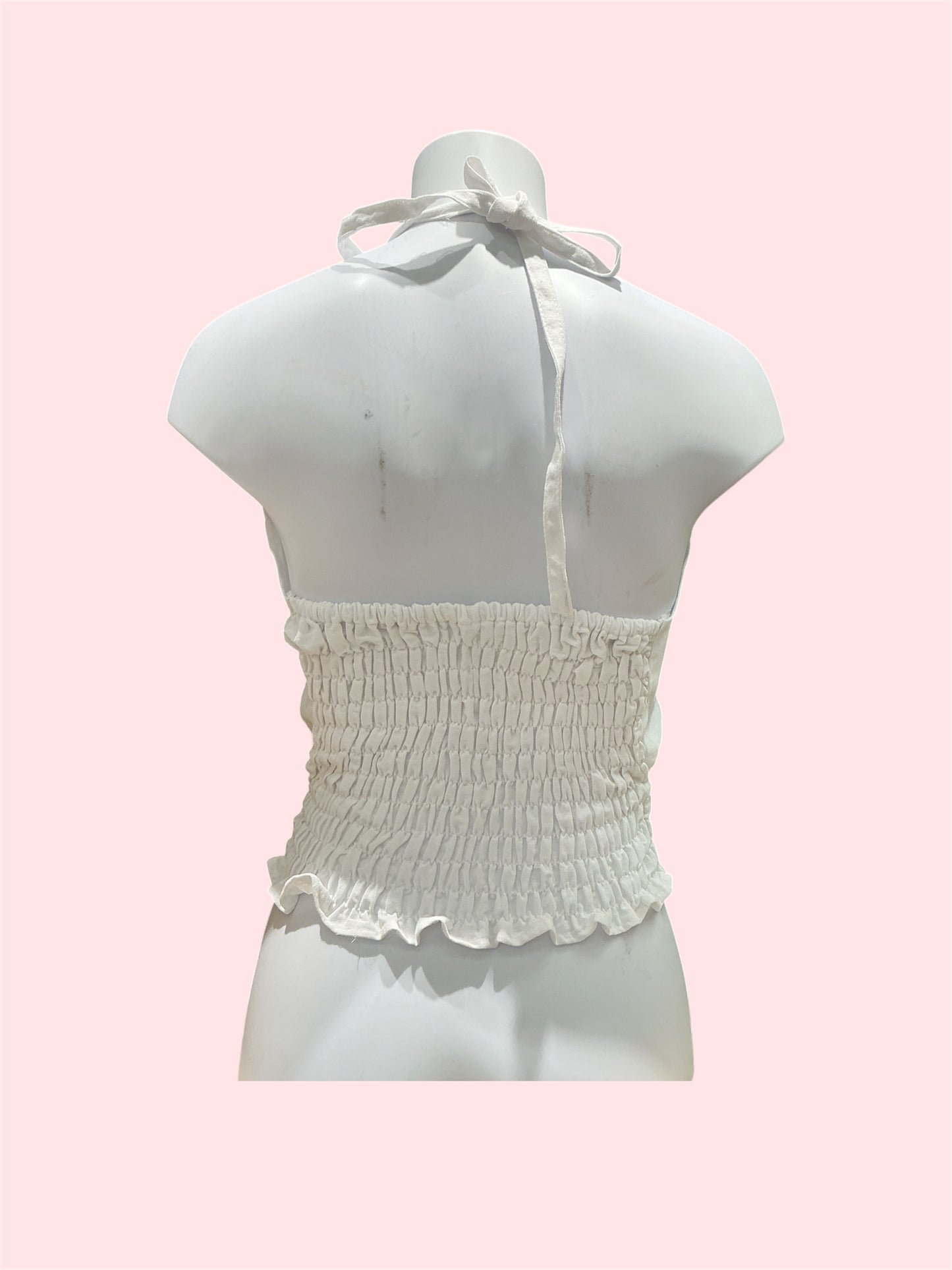 White Mexican Embroidered Summer Top