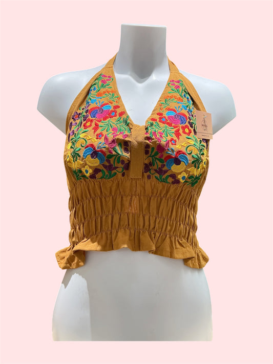Mexican Embroidered Summer Top