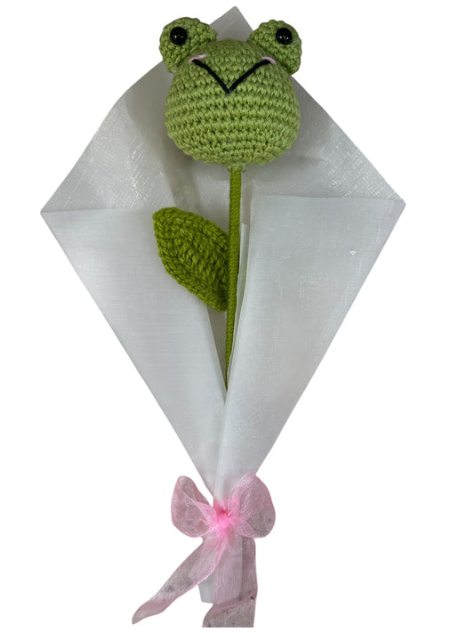 Handmade Character Flower – “Froggie Bloom”
