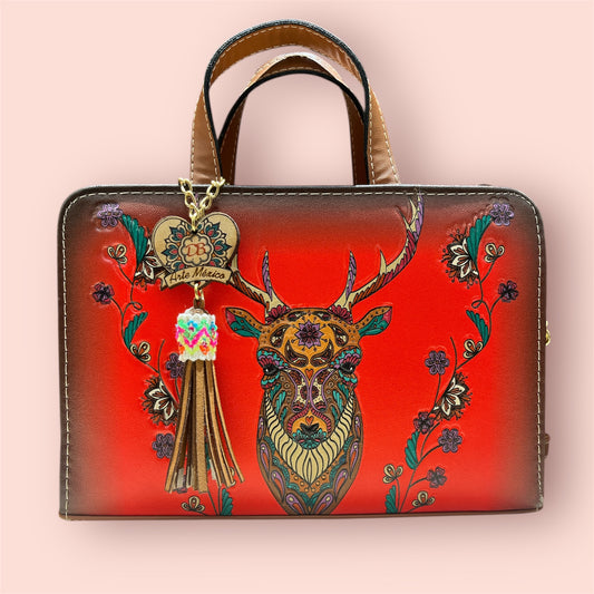 Ximena Red Dear Design Bag