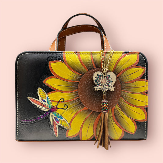 Sunflower Hand-Painted Bag